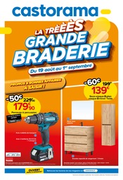 Promos Bricolage dans le catalogue "LA TRÈÈÈS GRANDE BRADERIE" de Castorama Bricolage en promo dans le catalogue Castorama à la page 1
