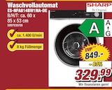 Aktuelles Waschvollautomat ES-NFA814BW1NA-DE Angebot bei POCO in Castrop-Rauxel ab 329,99 €