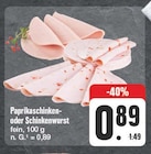 Paprikaschinken- oder Schinkenwurst bei EDEKA im Plauen Prospekt für 0,89 €