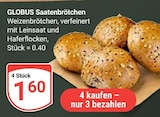 Angebot im GLOBUS Bösenbrunn Prospekt GLOBUS Bösenbrunn Prospekt mit im Angebot für 1,60 €