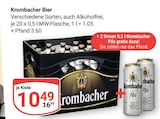 Aktuelle Krombacher Angebote bei GLOBUS in Frechen Aktuelles Krombacher Bier Angebot bei GLOBUS in Frechen ab 10,49 €