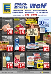 EDEKA Supermarkt Prospekt der aktuellen Woche mit 24 Seiten, gültig von 26.01.2026 bis 31.01.2026, in Mettingen und Umgebung Aktueller EDEKA Supermarkt Prospekt in Mettingen und Umgebung, "Aktuelle Angebote" mit 24 Seiten, 26.01.2026 - 31.01.2026