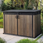 Coffre de jardin SIGNATURE en résine décor Walnut coloris noyer effet bois 2020 L KETER - Keter - Castorama Coffre de jardin SIGNATURE en résine décor Walnut coloris noyer effet bois 2020 L KETER - Keter à 429,90 € dans le catalogue Castorama