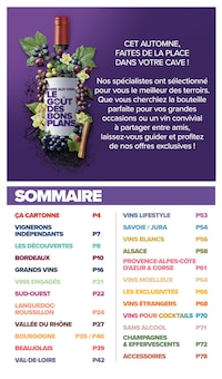Catalogue de la semaine "FOIRE AUX VINS" avec 2 pages, valide du 21/09/2026 au 05/10/2026 pour Salaise-sur-Sanne et alentours Prospectus de la semaine "FOIRE AUX VINS" avec 2 pages, valide du 21/09/2026 au 05/10/2026 pour Salaise-sur-Sanne et alentours