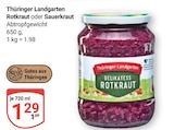 Rotkraut im Angebot bei GLOBUS in Halle Rotkraut Angebote von Thüringer Landgarten bei GLOBUS Halle für 1,29 €