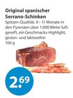Original spanischer Serrano-Schinken Angebote bei V-Markt Augsburg für 2,69 €