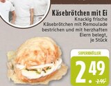 Aktuelle Wecker Angebote bei E center in Bielefeld Aktuelles Käsebrötchen mit Ei Angebot bei E center in Bielefeld ab 2,49 €