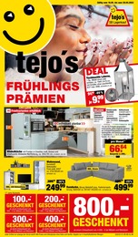 tejo's SB Lagerkauf Prospekt für Kyritz, Prignitz: FRÜHLINGS-PRÄMIEN, 12 Seiten, 16.05.2022 - 28.05.2022