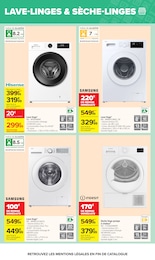 Prix et réduction Sèche-Linge dans le prospectus Carrefour en cours Offre Sèche-Linge dans le catalogue Carrefour du moment à la page 7