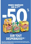 -50% de remise immédiate sur le 2ème sur tout DESPERADOS - DESPERADOS en promo chez Intermarché Hyper Pau
