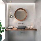 Carrelage mural intérieur effet béton blanc L.90 x l.30 cm x ép.8 mm, Pavlos - Halcon à 25,95 € dans le catalogue Castorama