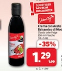 Aktuelle Essig Angebote bei Markant Nordwest in Hannover Aktuelles Crema con Aceto Balsamico di Modena Angebot bei Markant Nordwest in Hannover ab 1,29 €