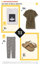 Promos Vêtements Femme dans le catalogue "TEX : les petits prix s'affichent" de Carrefour Market à la page 4