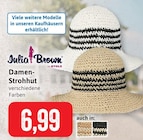 Damen-Strohhut im Angebot bei Kaufhaus Stolz in Stralsund Damen-Strohhut Angebote von Julia Brown by Stolz bei Kaufhaus Stolz Stralsund für 6,99 €