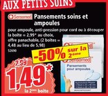 Pansements soins et ampoules - Sensomed - Norma à Thionville Pansements soins et ampoules - Sensomed en promo chez Norma Thionville à 1,49 €