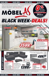 Catalogue Meubles & Décorations Möbel AS en cours à Reichstett et alentours, "BLACK WEEK-DEALS!", 16 pages, 22/11/2025 - 06/12/2025