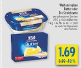 Butter im Angebot bei diska in Hof Butter Angebote von Weihenstephan bei diska Hof für 1,69 €
