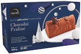 Bûche pâtissière traditionnelle au chocolat praliné - ERHARD en promo chez Carrefour Antony à 8,39 €