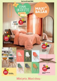 Catalogue Bazar & Déstockage Maxi Bazar en cours à Poissy et alentours, COMME UN AIR D'ÉTÉ À MINI PRIX, 18 pages, 06/05/2026 - 24/05/2026