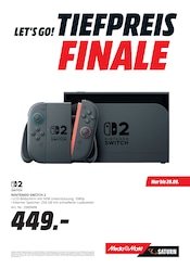 Spielekonsole Angebote im Prospekt "LET'S GO! TIEFPREISFINALE" von MediaMarkt Saturn Spielekonsole Angebote im Prospekt "LET'S GO! TIEFPREISFINALE" von MediaMarkt Saturn auf Seite 2