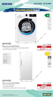 Kühlschrank im METRO Prospekt "Wochenangebote SCO + Markets" mit 27 Seiten (Dinslaken)
