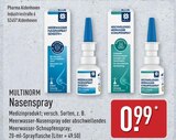 Aktuelle Nasenspray Angebote bei ALDI Nord in Wolfsburg Aktuelles Meerwasser Nasenspray Sensitiv+ Angebot bei ALDI Nord in Wolfsburg ab 0,99 €