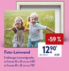 Foto-Leinwand im aktuellen ALDI SÜD Prospekt