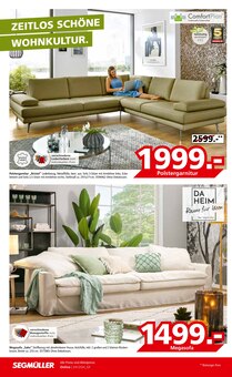 Sofa im Segmüller Prospekt "WINTERLICHE TRENDS FÜR EIN GEMÜTLICHES ZUHAUSE." mit 50 Seiten (Frankfurt (Main))