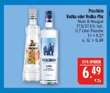 Vodka im Angebot bei Marktkauf in Schwabach Vodka Angebote von Puschkin bei Marktkauf Schwabach für 6,49 €