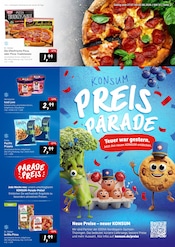 Pizza im Konsum Prospekt in Pirna Aktueller Konsum Prospekt mit Pizza, "Preisparade", Seite 3