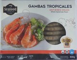GAMBAS TROPICALES ENTIÈRES CRUES SURGELÉES - SEAFOOD PREMIUM en promo chez Auchan Supermarché Boulogne-Billancourt à 4,50 €