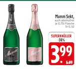Alkoholfreier Sekt im EDEKA Prospekt Sekt von Mumm im aktuellen EDEKA Prospekt für 3,99 €