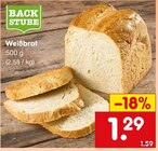 Weißbrot von Backstube im aktuellen Netto Marken-Discount Prospekt für 1,29 €