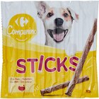 Sticks pour chiens - CARREFOUR COMPANINO en promo chez Carrefour Sticks pour chiens - CARREFOUR COMPANINO dans le catalogue Carrefour