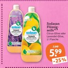 Flüssigseife Citrus-Olive Angebote von Sodasan bei tegut Böblingen für 5,99 €