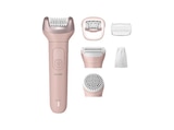 Epilierer im MediaMarkt Saturn Prospekt BRE718/00, 5 Aufsätze, Epilierer, Rosa von PHILIPS im aktuellen MediaMarkt Saturn Prospekt für 103,99 €