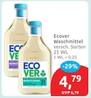Waschmittel von Ecover für 4,79 € bei budni im Angebot Waschmittel von Ecover im aktuellen budni Prospekt