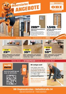 OBI Prospekt BIBERSTARKE ANGEBOTE mit 1 Seite