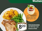 Schweinekotelett mit Bohnen und Bratkartoffeln für 8,20 € bei GLOBUS im Angebot Schweinekotelett mit Bohnen und Bratkartoffeln im aktuellen GLOBUS Prospekt
