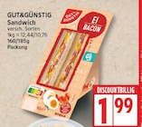 EDEKA Falkensee - Sandwich Angebot im Prospekt Sandwich bei EDEKA im Falkensee Prospekt für 1,99 €