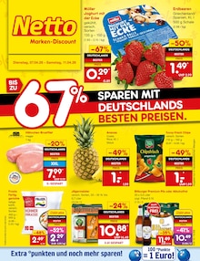 Erdbeeren im Netto Marken-Discount Prospekt "Aktuelle Angebote" mit 63 Seiten (Duisburg)