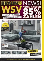 Sofa Angebot im aktuellen BRAUN Möbel-Center Prospekt auf Seite 1