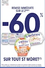 Intermarché Niort - Promo -60% de remise immédiate sur le 2ème pack sur tout St Môret Promo -60% de remise immédiate sur le 2ème pack sur tout St Môret à dans le catalogue Intermarché à Niort