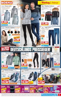 Bekleidung im Norma Prospekt "Mehr fürs Geld" mit 20 Seiten (Erlangen)