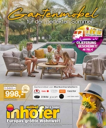 Möbel & Einrichtung Prospekt von Möbel Inhofer in Ebersberg Aktueller Möbel Inhofer Möbel & Einrichtung Prospekt für Ebersberg: Gartenmöbel für den perfekten Sommer mit 14} Seiten, 05.05.2025 - 31.05.2025
