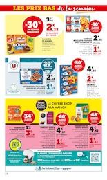 Prix et réduction Beurre dans le prospectus Super U en cours Offre Beurre dans le catalogue Super U du moment à la page 24