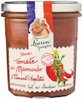 Sauce Tomate de Marmande au Piment d'Espelette - LUCIEN GEORGELIN - Intermarché à Pau Sauce Tomate de Marmande au Piment d'Espelette - LUCIEN GEORGELIN en promo chez Intermarché Pau à 4,90 €