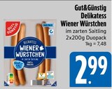 Delikatess Wiener Würstchen Angebote von Gut&Günstig bei E xpress München für 2,99 €