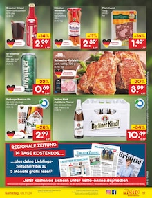 Schweinefleisch im Netto Marken-Discount Prospekt "Aktuelle Angebote" mit 54 Seiten (Cottbus)