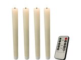 4er Set LED-Echtwachs Kerze, Weiß, Warmweiß im MediaMarkt Saturn Prospekt 4er Set LED-Echtwachs Kerze, Weiß, Warmweiß von FHS im aktuellen MediaMarkt Saturn Prospekt für 10,99 €